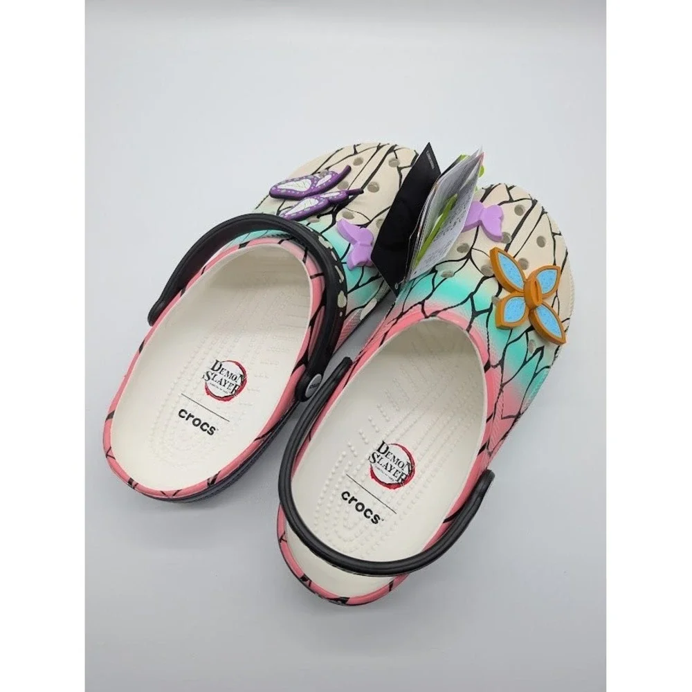 Crocs X Demon‎ Slayer Classic Clog Shinobu Kocho Men 10 Unisex 211412-90H NEW